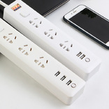 Xiaomi copi удлинитель розетка зарядное с USB штекер вилка +защита 3+3ЮСБ USB, photo number 3