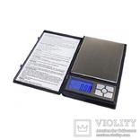 Карманные ювелирные электронные весы высокоточные 0,01-500 гр с крышкой, фото №3