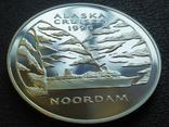 Ноордам Аляска Корабль монетовидный жетон 125 лет Holland America Line 1998, фото №2
