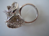 Шикарное кольцо Роза в стиле Dior, фото №3