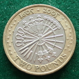 Великобритания 2 фунта 2005 г. Пороховой заговор, фото №2