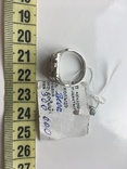 Кольцо Весы покрытие родий, фото №3