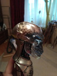 Трость . Хрустальный череп с люминофором . Новая, фото №4