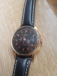 Часы швейцарские хронограф SUISSE Золото 0.750, фото №5
