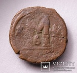 Юстиніан І (527-565р.), 40 нумміїв (1 фоліс), м.Константинополь, 527-538р., фото №5