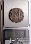 Юстиніан І (527-565р.), 40 нумміїв (1 фоліс), м.Константинополь, 527-538р., фото №11
