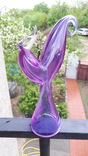 Статуетка птицы Фиолетового цвета, фото №3