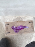 Статуетка птицы Фиолетового цвета, фото №6