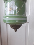 Зеленый будуарный фонарь 19 века., фото №4