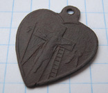 Католицький медальйон серце, фото №4