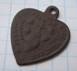 Католицький медальйон серце, фото №5