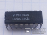 Микросхема CD4028BCN DIP-16 дешифратор 3 шт, фото №3