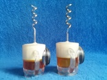 Сувенирный магнит - открывалка в форме пивного бокала с пивом 2 шт одним лотом, фото №4