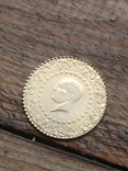 Золотые монеты Турции 25 куруш Ziynet, фото №2