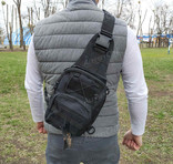 Тактическая - штурмовая универсальная сумка на 9 литров с системой M.O.L.L.E, фото №9
