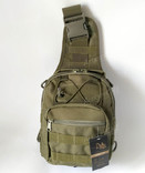 Тактическая - штурмовая универсальная сумка на 9 литров с системой M.O.L.L.E, фото №2