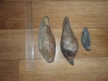 Ископаемые зубы кашалота 3 шт 1,62 кг, фото №3
