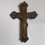 Крест распятие бронза, фото №5
