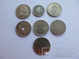 Монеты стран Европы в лоте 7 штук, фото №2