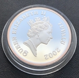 Комплект серебряных монет 2 доллара 2002 года. Динозавры. Тувалу. 248,8 грамм, фото №5