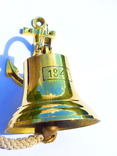 1841 - Морской колокол - Рында - Бронза - Германия - колокольчик, фото №5