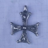 Крест кр     копия серебро, фото №3