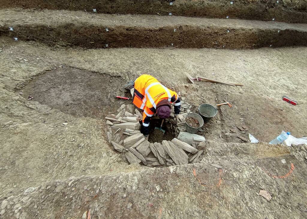 Excavations in Rennes, France. Photo: Inrap, Emmanuel Collado