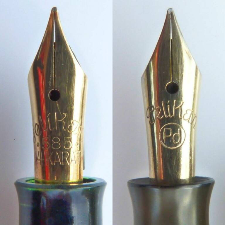 Золоте та паладійове пір'я для Pelikan 100N.