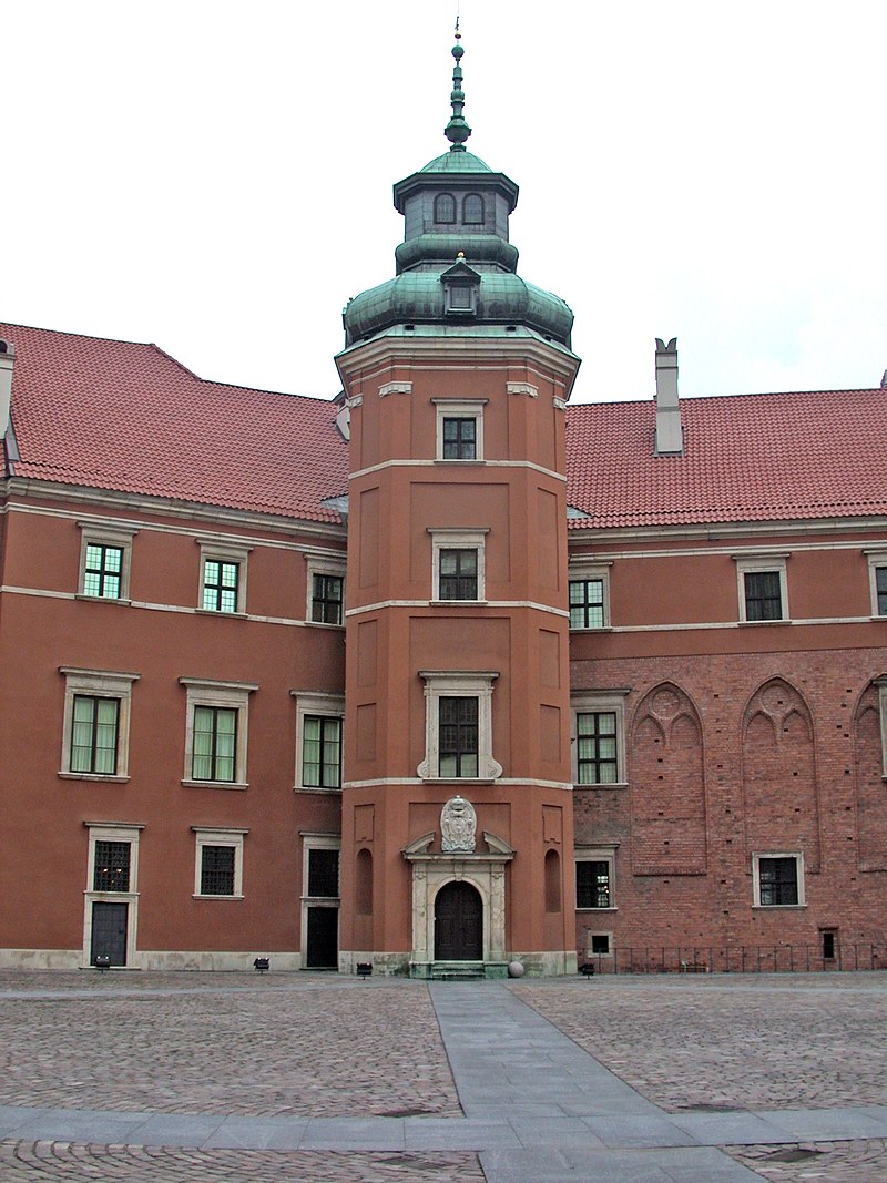 Tower of Vladislav IV, Royal Palace in Warsaw, 1637.