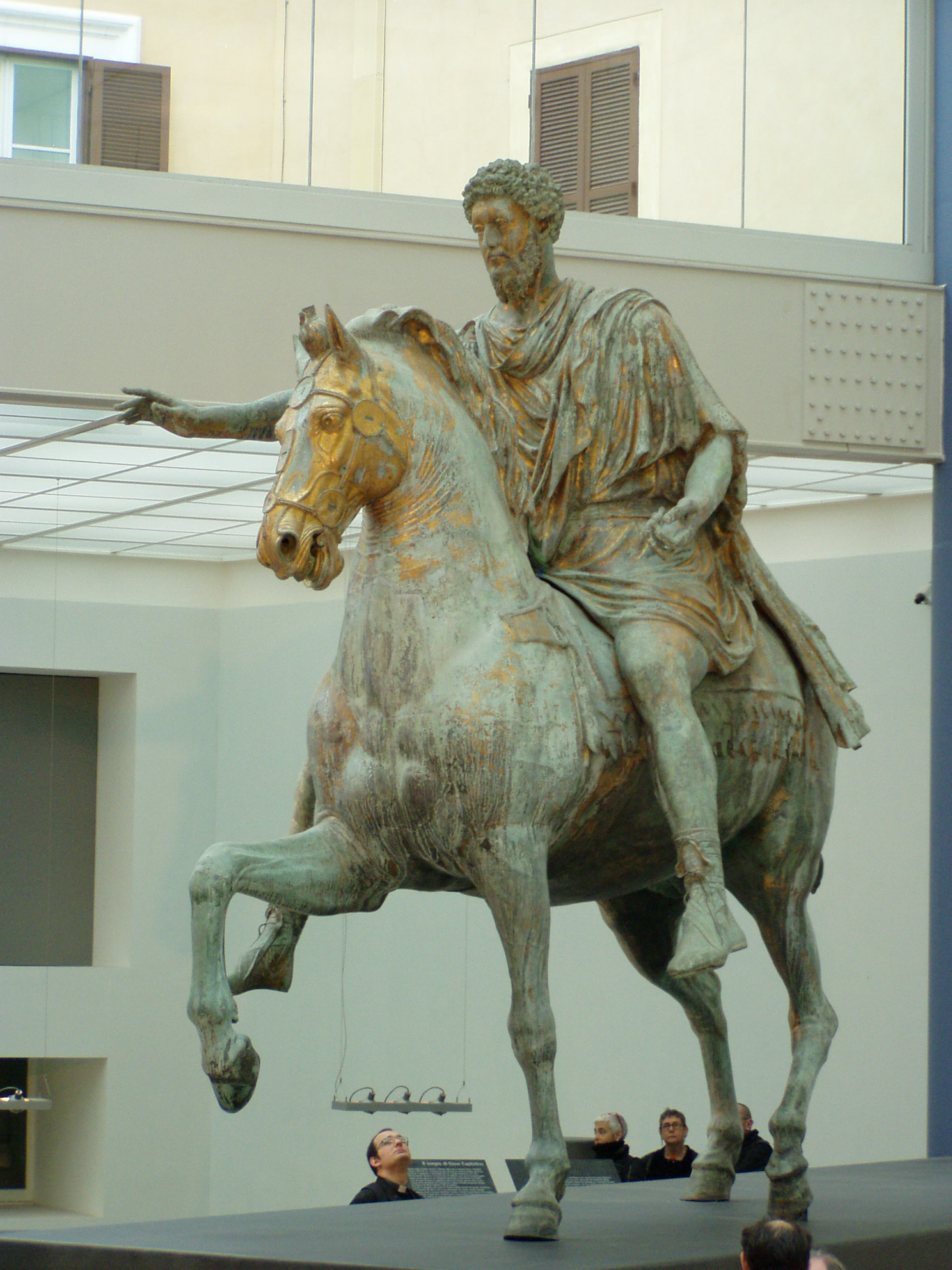 Lifetime equestrian statue of Marcus Aurelius, 175