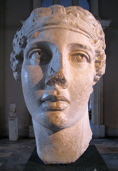Bust of Sappho. Roman copy after a Greek original