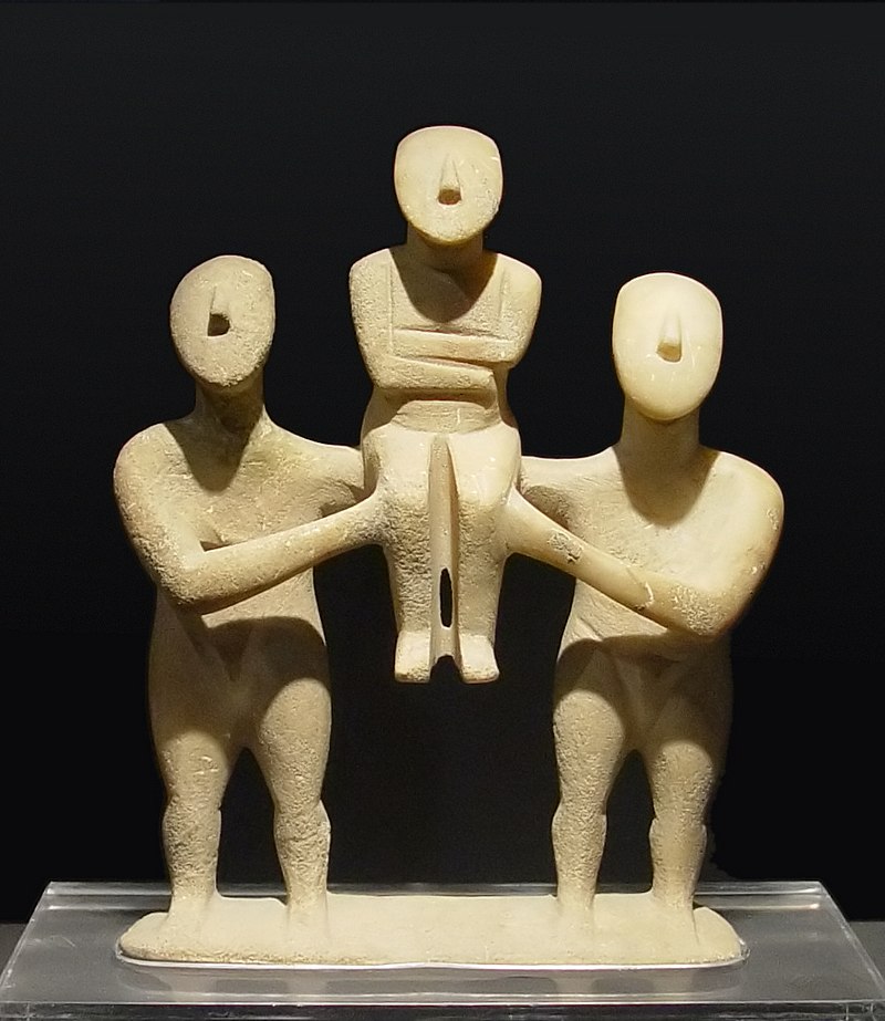 Figurines, possibly a family