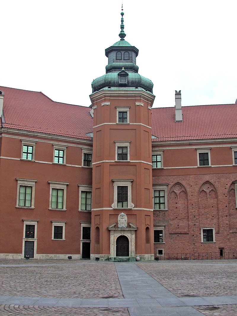 Вежа Владислава IV, Королівський палац у Варшаві, 1637 рік.