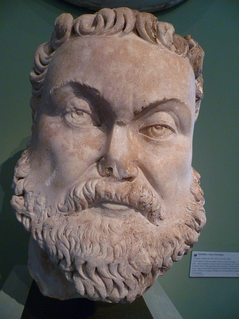 Bust of Maximian Herculius in the Museum of Toulouse