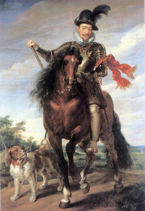 Sigismund III portrait by Peter Paul Rubens