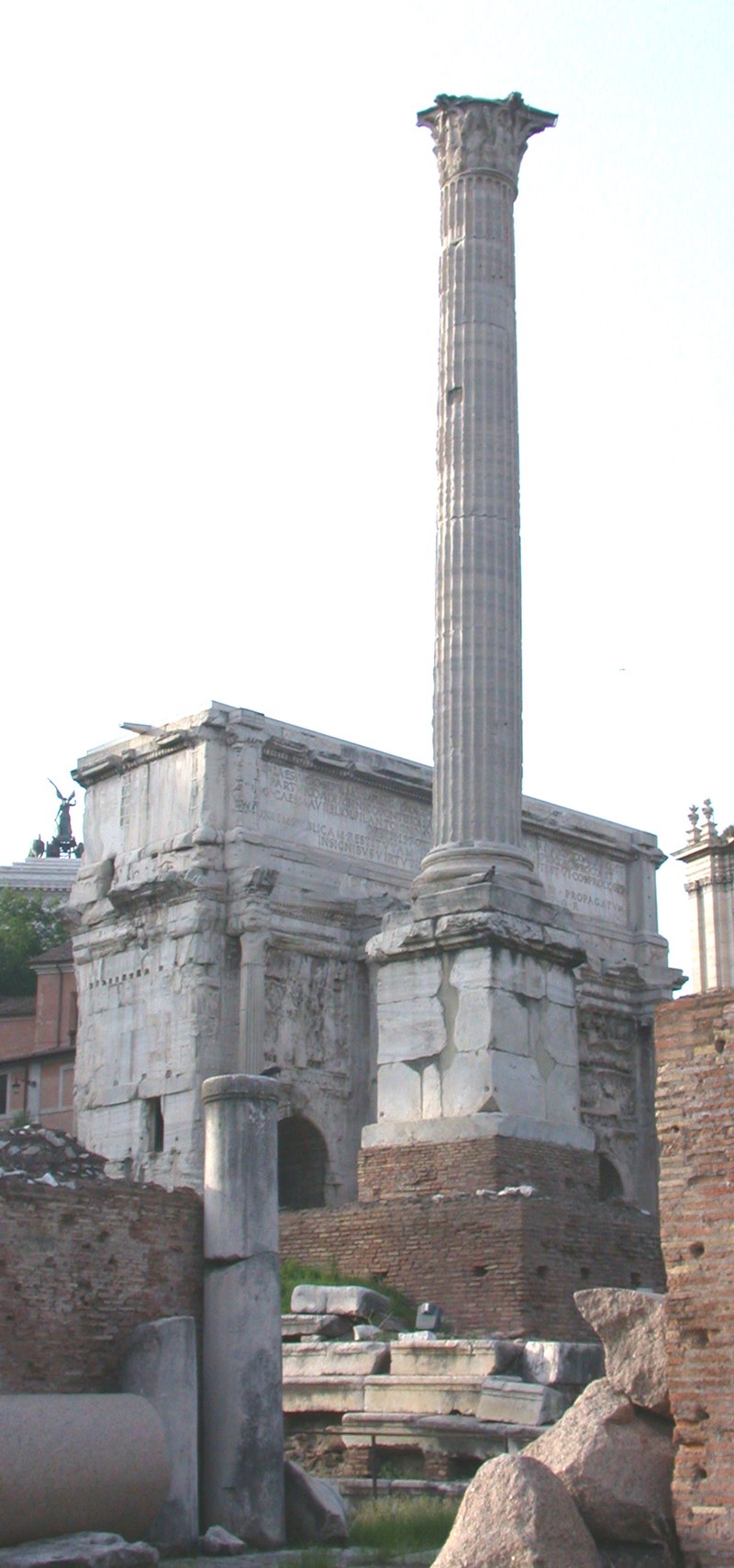 column of Phocas in Rome