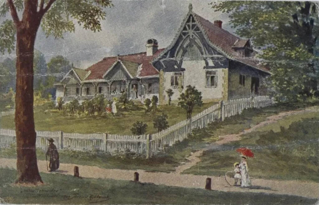 Villa Shneidrova, Truskavets, 1909