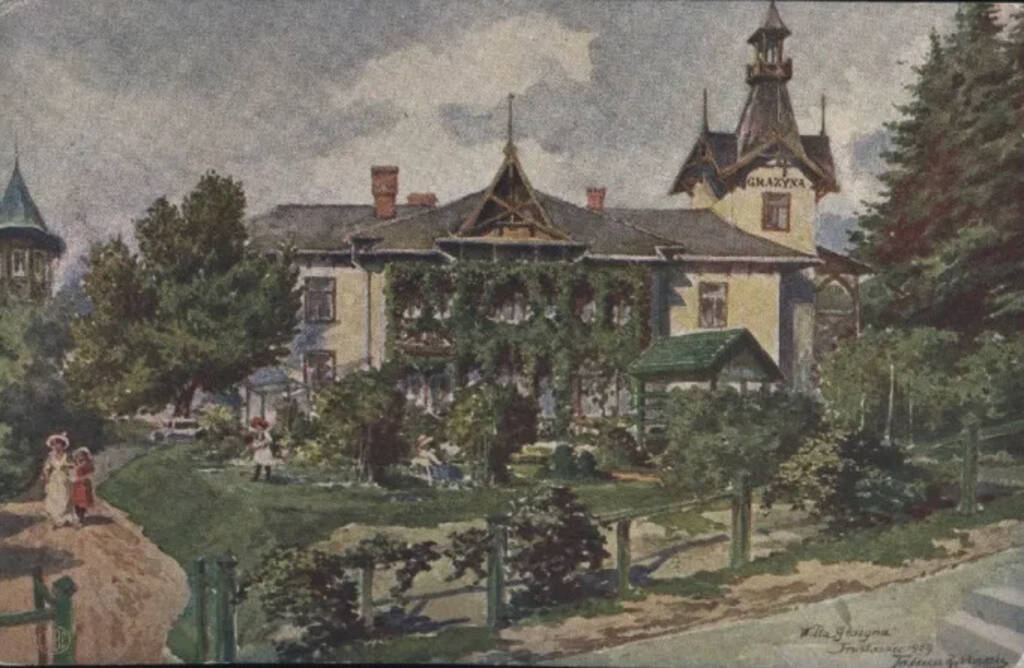 Villa Grazhina, Truskavets, 1917