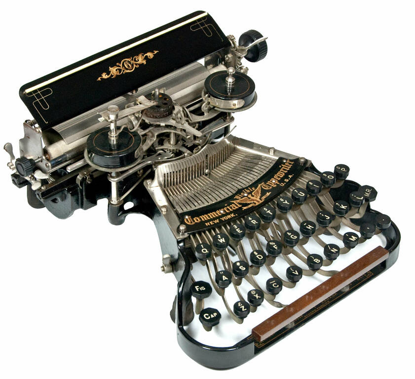 Друкарська машинка Commercial Visible 6. Виробник: Visible Typewriter Company. США, Нью-Йорк, 1898 рік