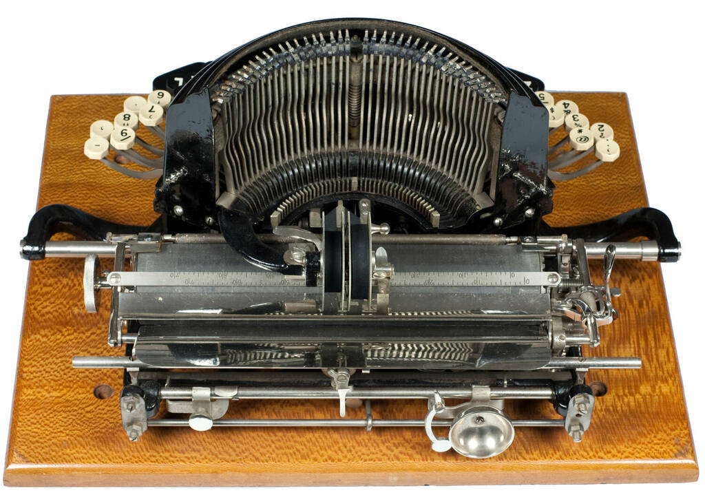 Друкарська машинка Franklin 2. Виробник: Tilton Manufacturing Co. США, Бостон, 1891 рік