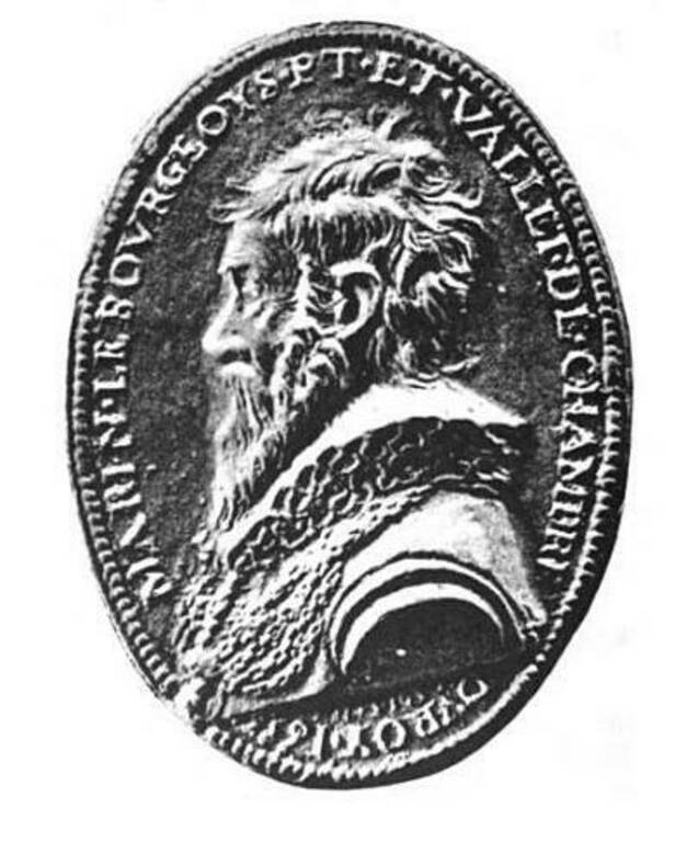 Медальйон із портретом Марена ле Буржуа, 1633 р.