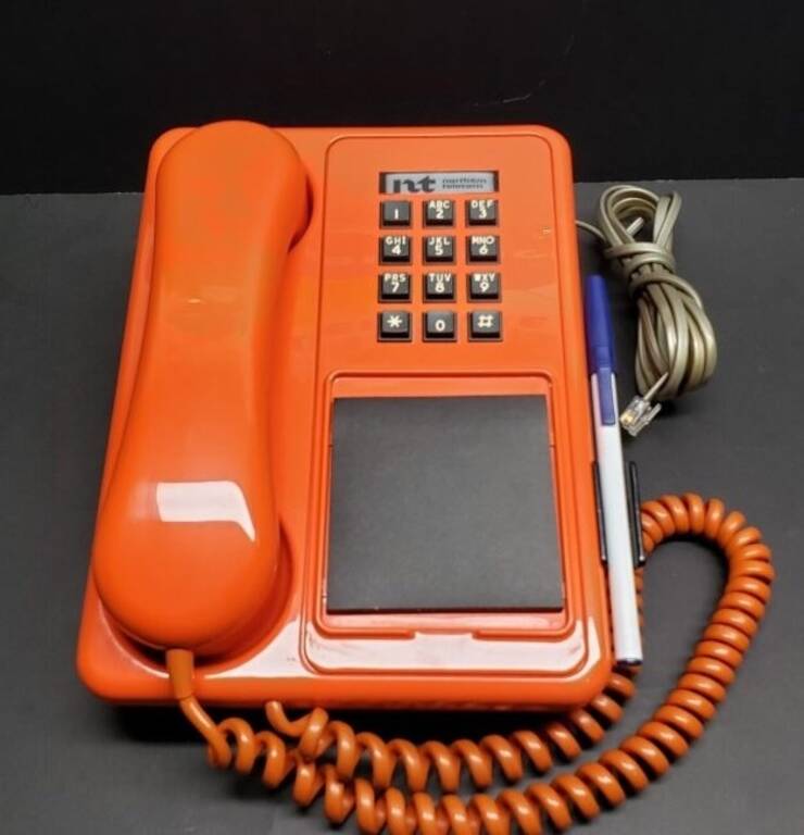 Помаранчевий телефон Doodle Northern Telecom, 1979 рік