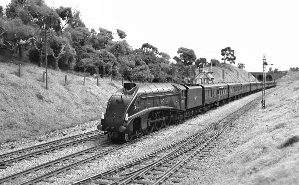 Steam locomotive, which managed to overtake time