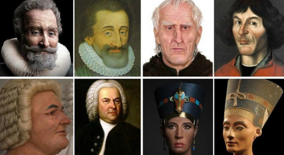 Nefertiti, Bach and Copernicus: scientists recreated the faces of famous personalities of past years