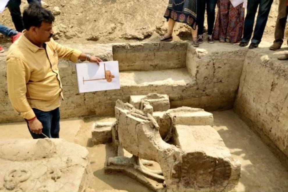 In India found 4,000-year-old chariots