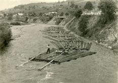 How Hutsuls rafted the forest along the rivers: archival video of 1965