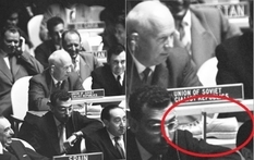 Khrushchev, boot and United Nations