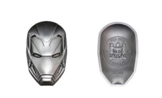 Superhero coin: a coin in the shape of Iron Man's helmet is issued in Australia
