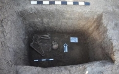 На Арабатской стрелке раскопали странное захоронение