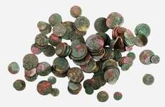 Від половини копійки до п'яти копійок: під час будівельних робіт було знайдено 135 мідних монет